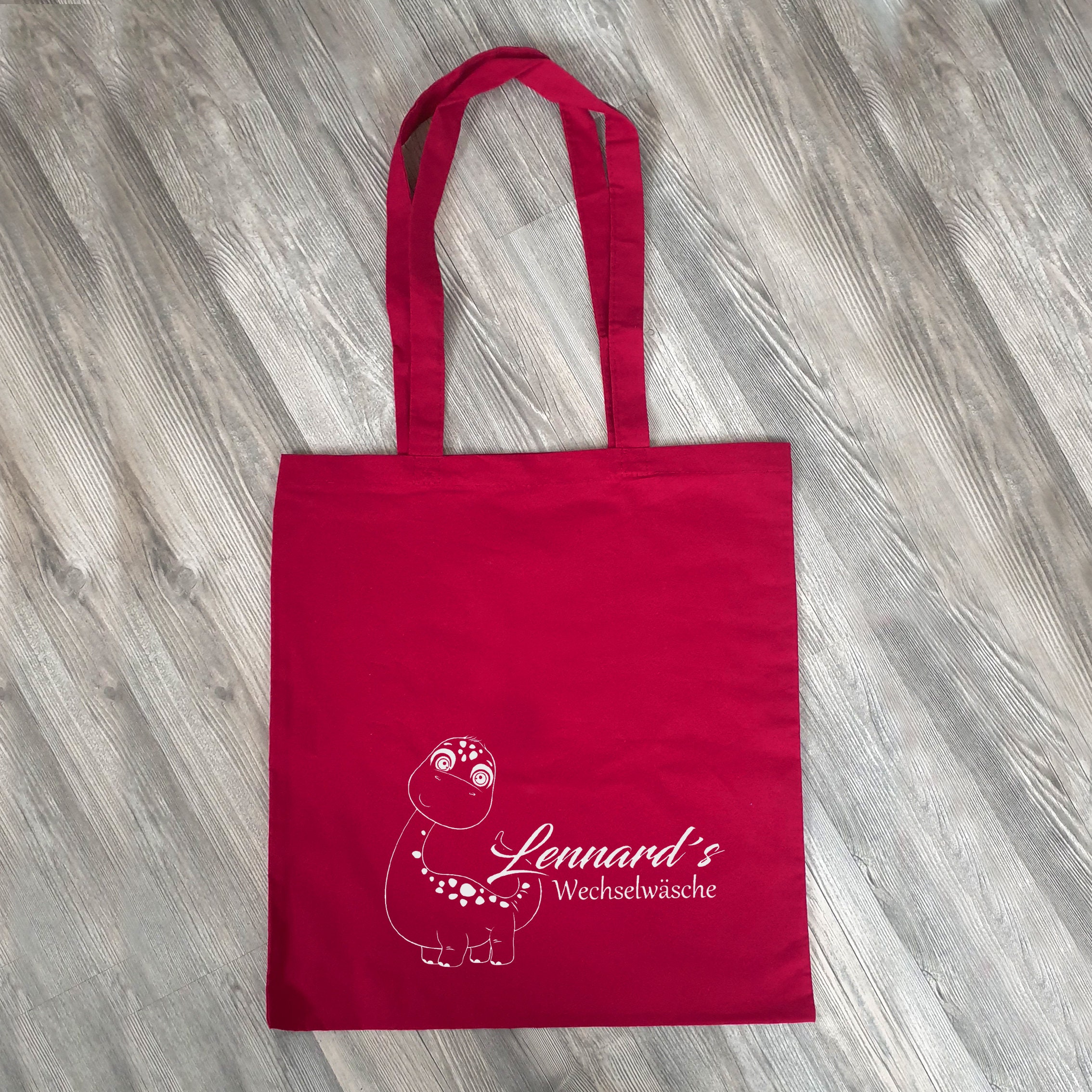 Personalisierte Baumwolltasche, Stoffbeutel, 100% Baumwolle, Geschenk, Geschenkidee, Kindergarten, Schule, Wechselwäsche – Bild 2