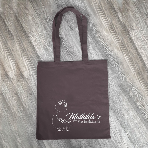 Personalisierte Baumwolltasche, Stoffbeutel, 100% Baumwolle, Geschenk, Geschenkidee, Kindergarten, Schule, Wechselwäsche – Bild 4