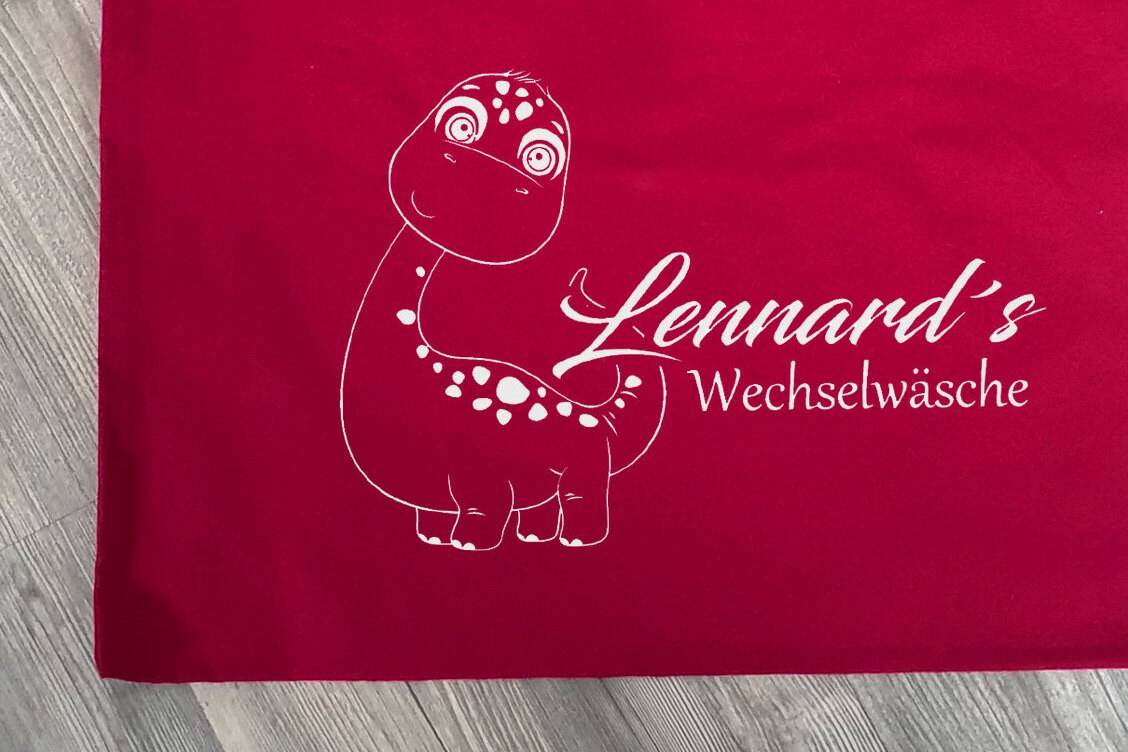 Personalisierte Baumwolltasche, Stoffbeutel, 100% Baumwolle, Geschenk, Geschenkidee, Kindergarten, Schule, Wechselwäsche – Bild 6