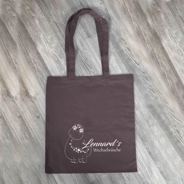 Personalisierte Baumwolltasche, Stoffbeutel, 100% Baumwolle, Geschenk, Geschenkidee, Kindergarten, Schule, Wechselwäsche – Bild 1