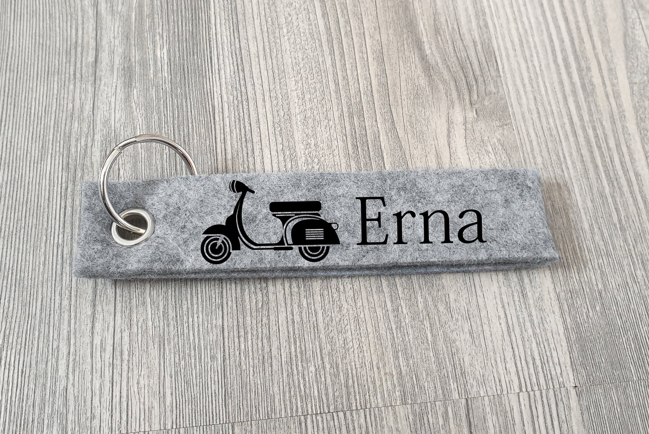 Schlüsselanhänger Roller personalisiert mit dem Wunschnamen, Anhänger mit Text, Schlüsselanhänger, Geschenk – Bild 4