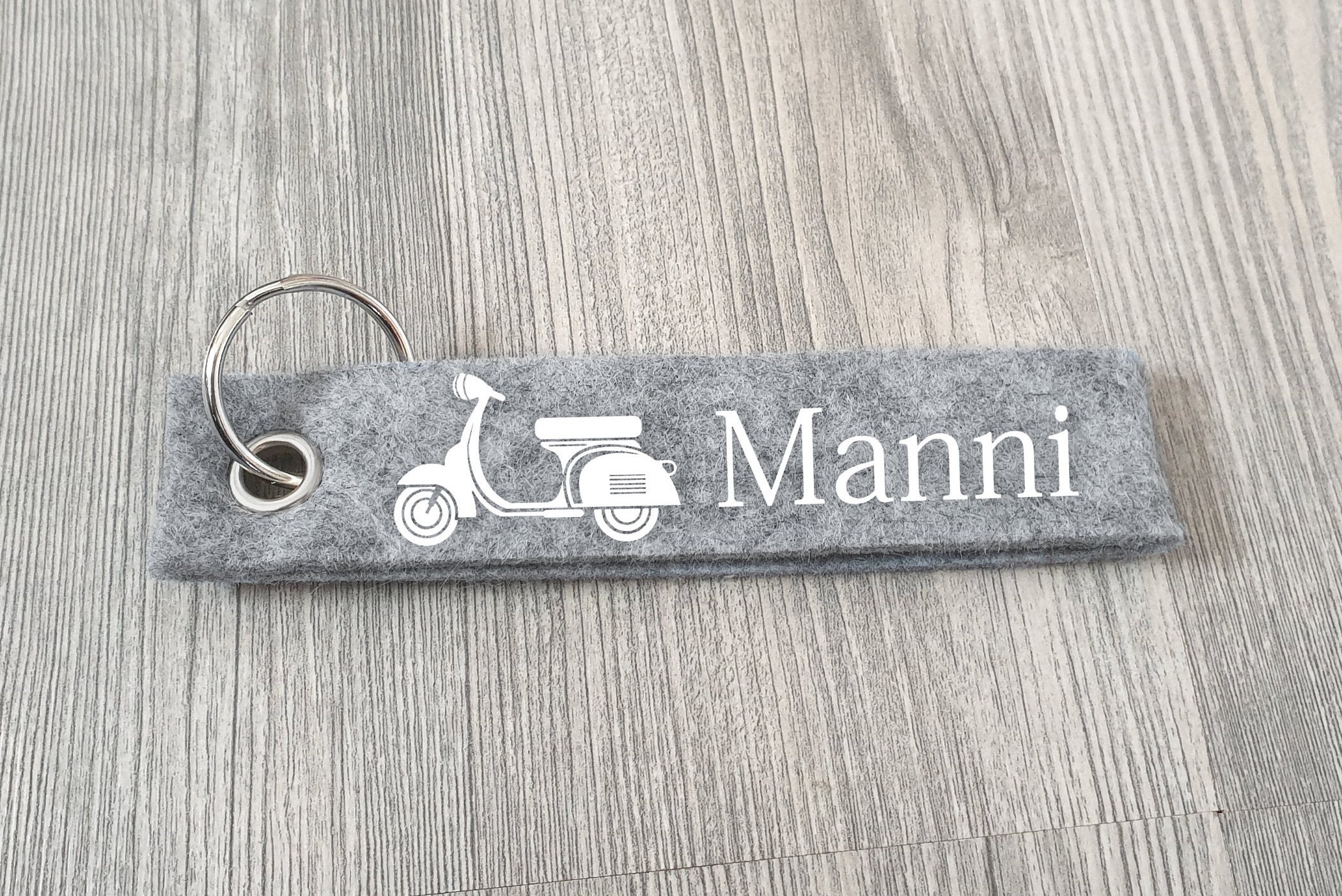 Schlüsselanhänger Roller personalisiert mit dem Wunschnamen, Anhänger mit Text, Schlüsselanhänger, Geschenk – Bild 3
