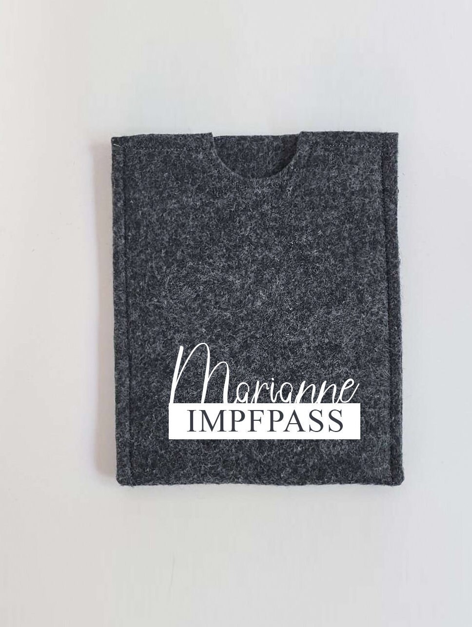 Impfpass Hülle personalisiert mit Wunschnamen, Ideal für unterwegs, Geschenk – Bild 3