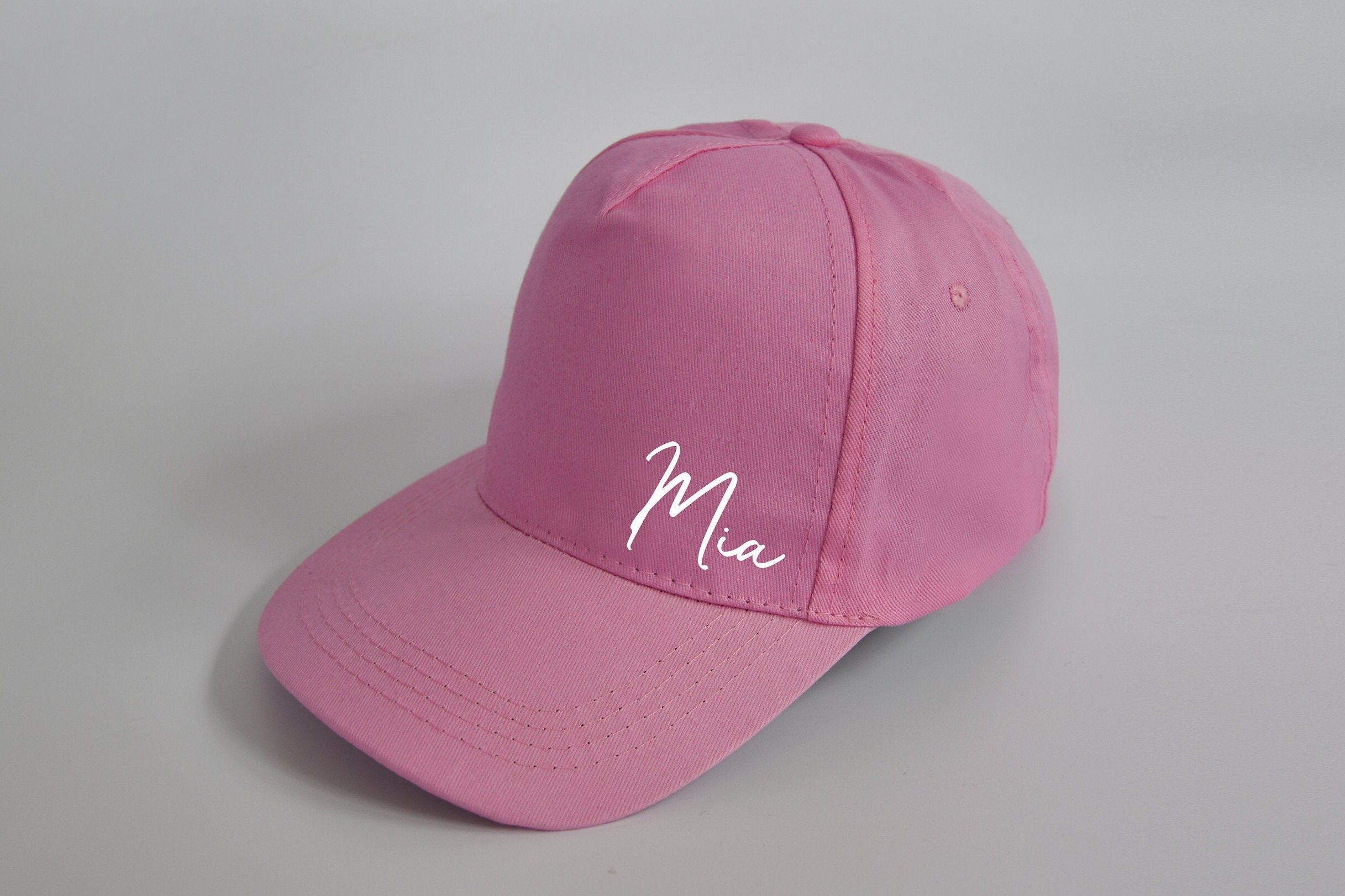Kinder Cap personalisiert | Basecap | Baseballcap | Cappy | Rosa Mütze mit Namen – Bild 2