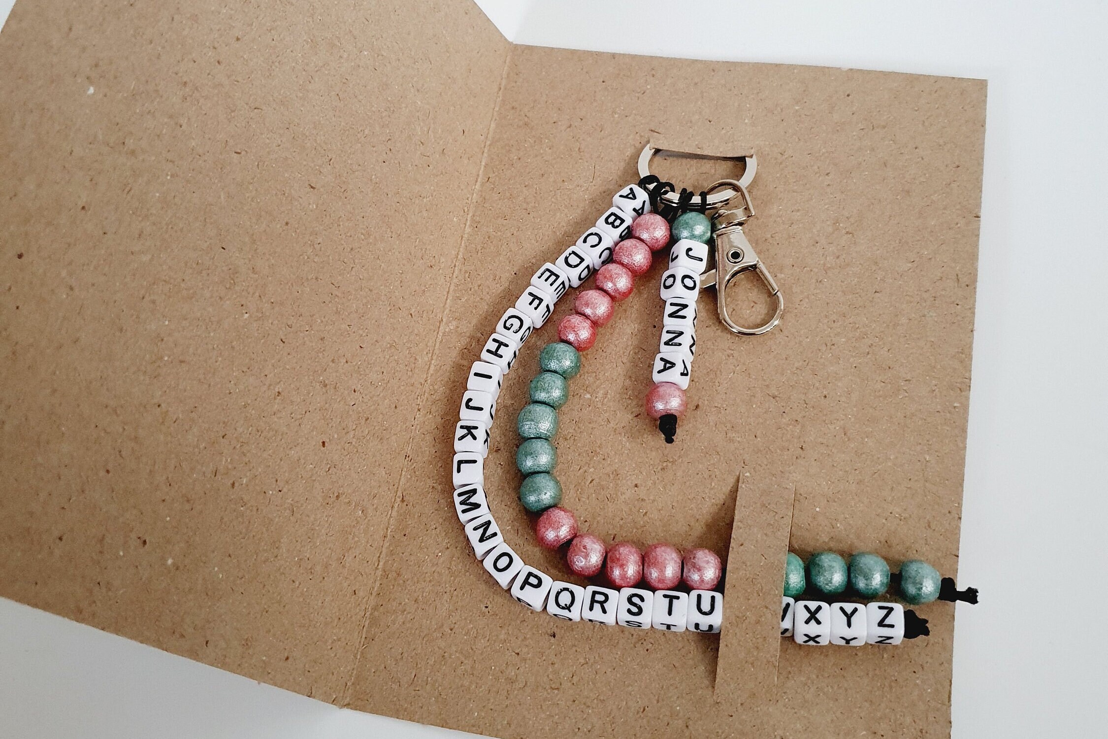 Rechenkette mit Alphabet und Namen | ABC Kette | A-Z | Personalisiert | Rechnen lernen | Einschulung | Lesen | Lernen | Schulbedarf – Bild 6