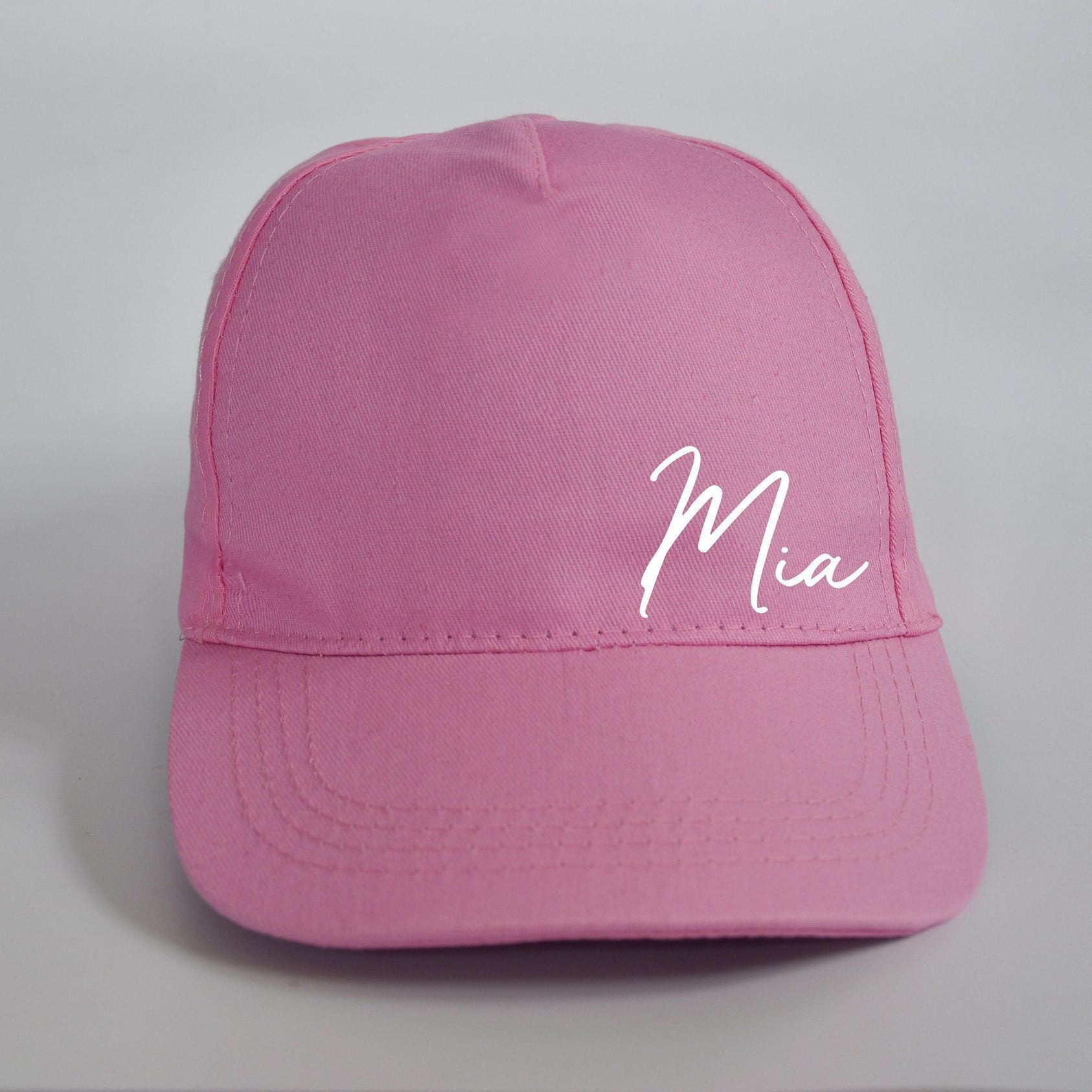 Kinder Cap personalisiert | Basecap | Baseballcap | Cappy | Rosa Mütze mit Namen