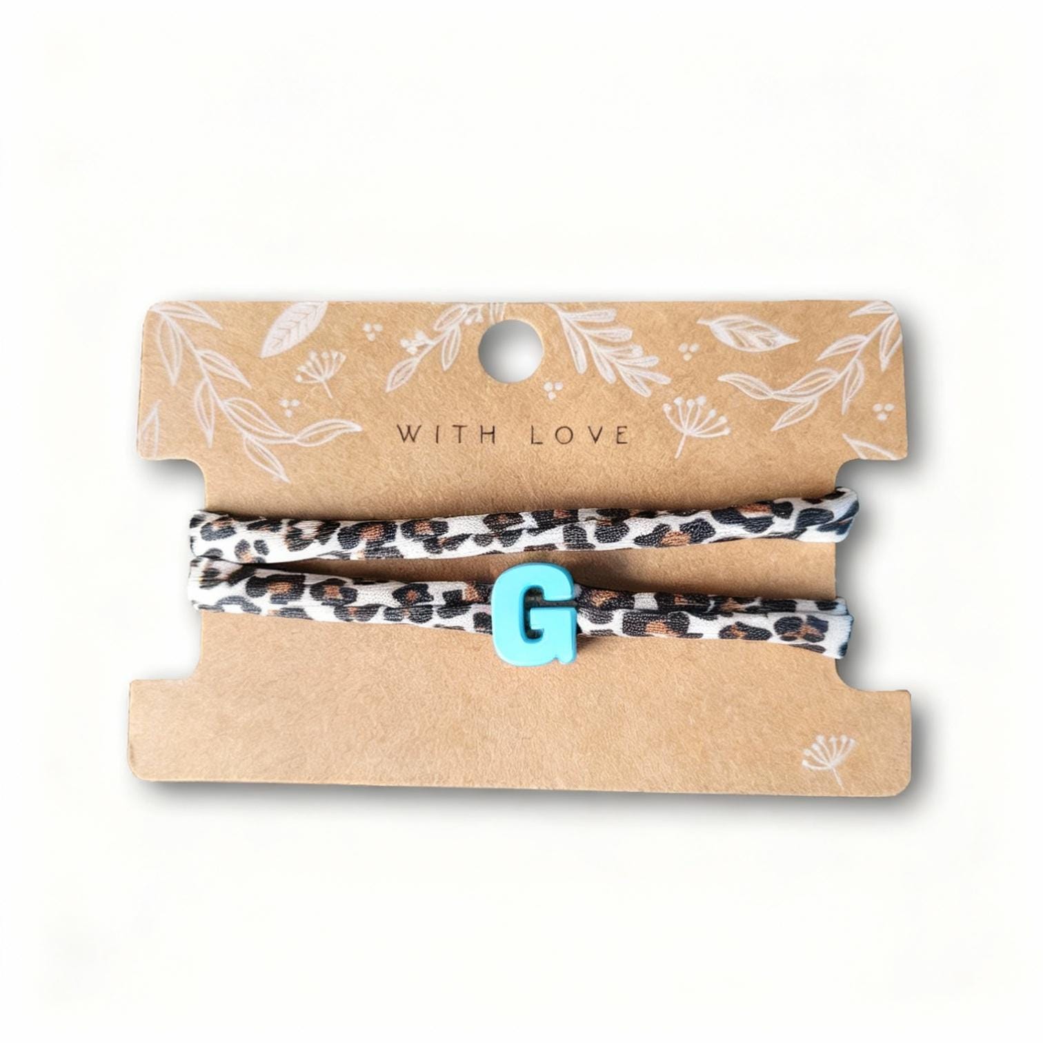 Elastisches Leo Armband mit deinem Wunschbuchstaben im Ibiza Style. Personalisiert - in 7 Farben erhältlich – Bild 8
