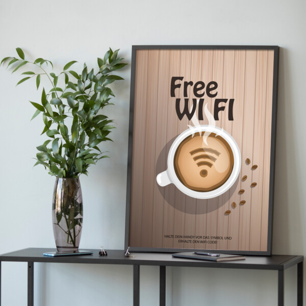 „Free WiFi“ – Dein stylischer WLAN-Zugang mit NFC-Magie – Bild 1