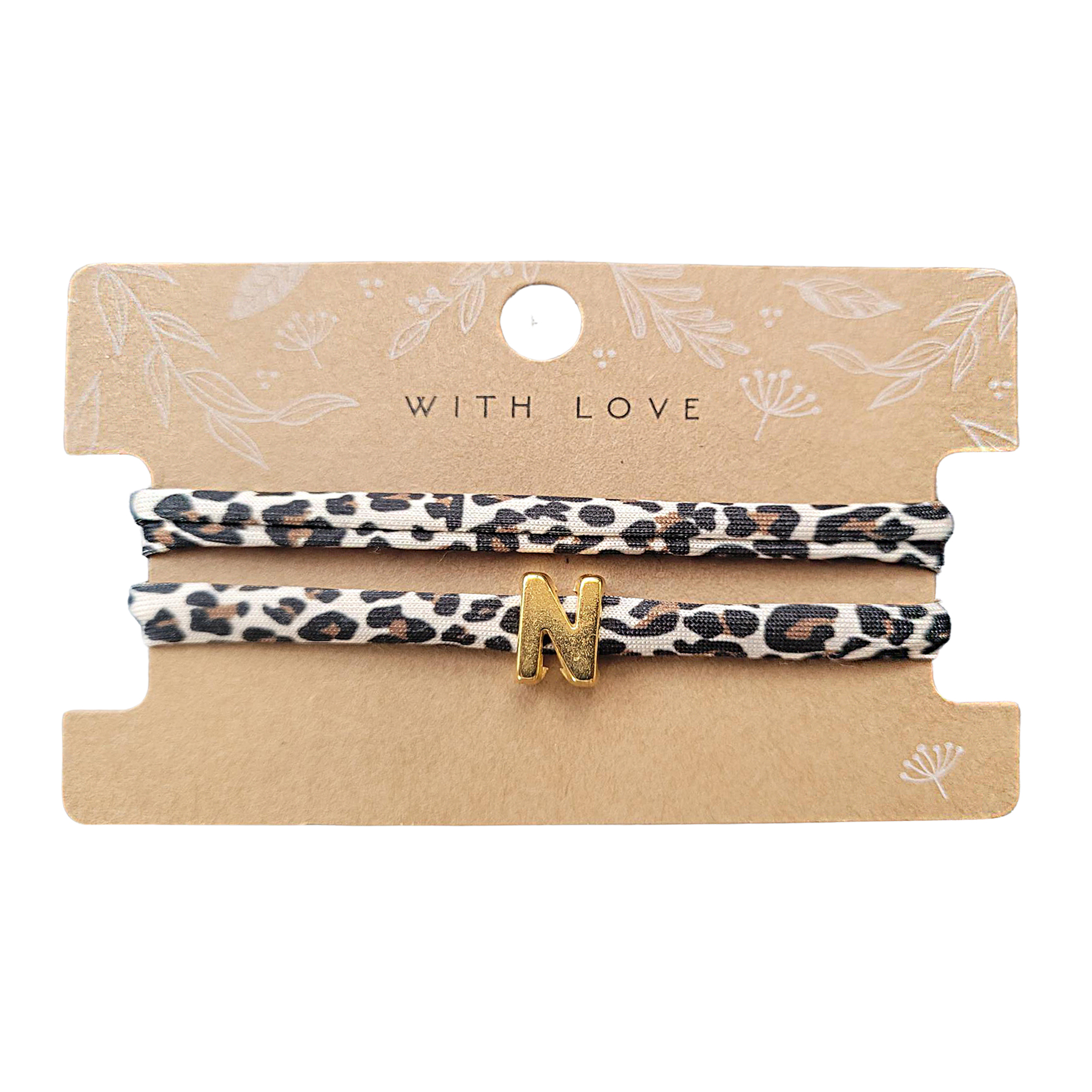 Elastisches Leo Armband mit deinem goldenen Wunschbuchstaben im Ibiza Style. – Bild 13