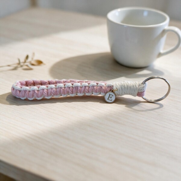 Dein personalisierter Makramee-Schlüsselanhänger - Handmade mit Herz – Bild 2