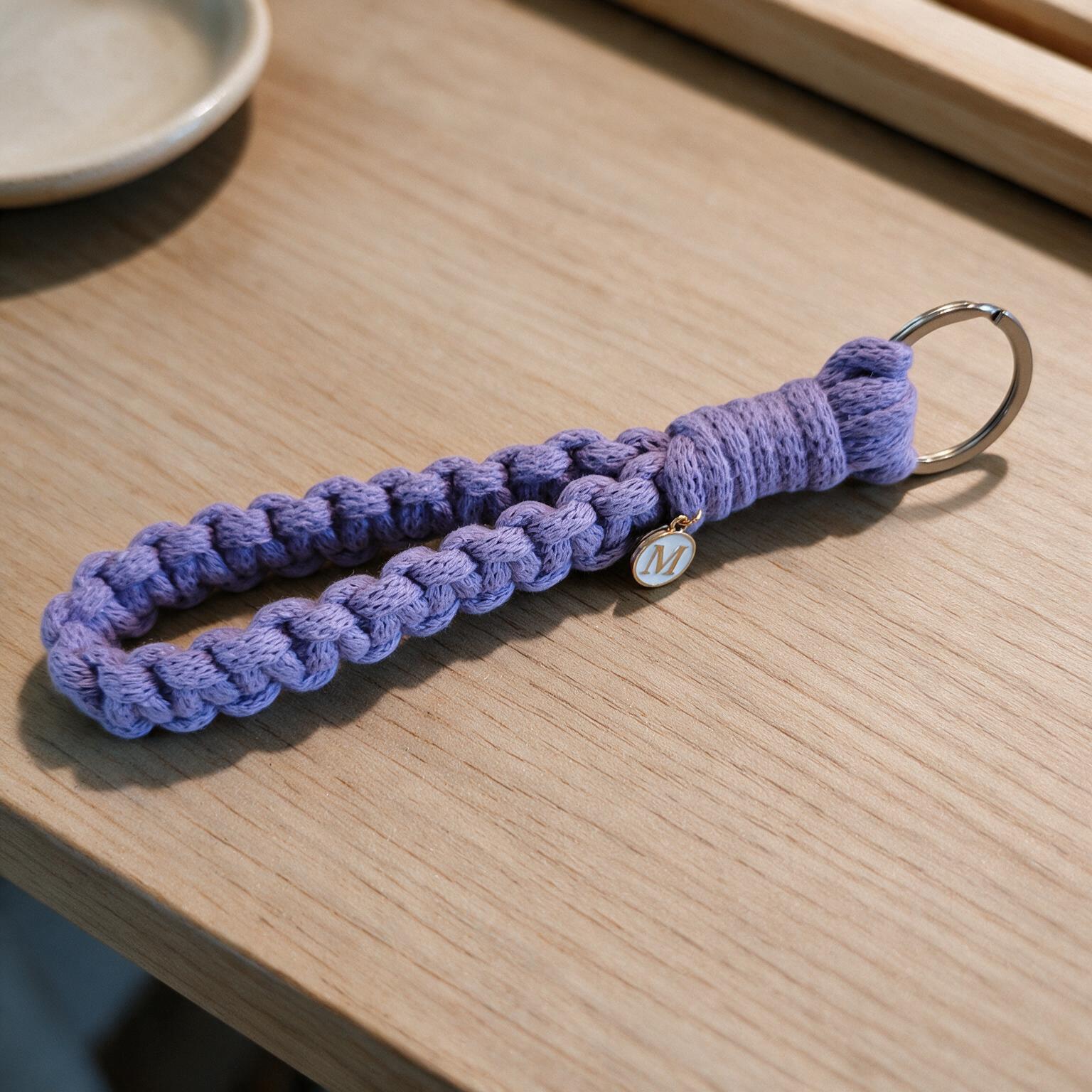 Dein personalisierter Makramee-Schlüsselanhänger - Handmade mit Herz – Bild 4