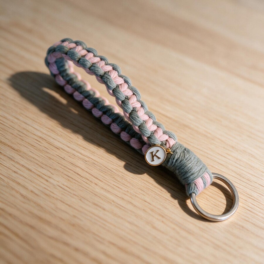 Dein personalisierter Makramee-Schlüsselanhänger - Handmade mit Herz
