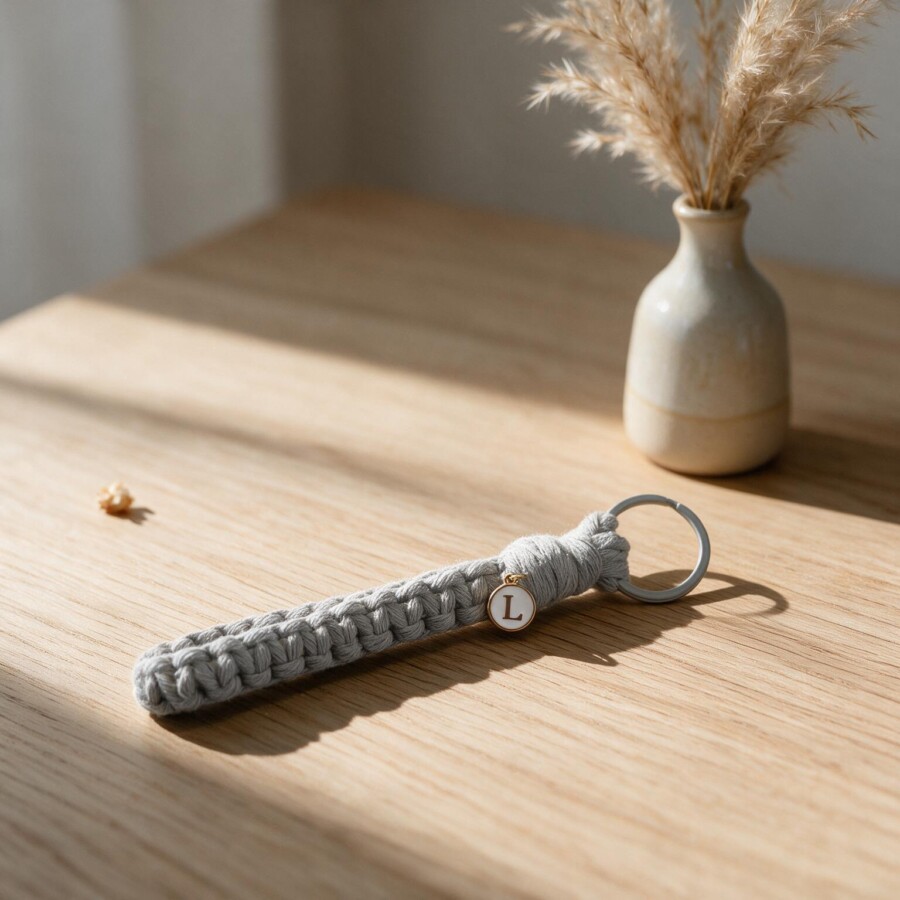 Dein personalisierter Makramee-Schlüsselanhänger - Handmade mit Herz