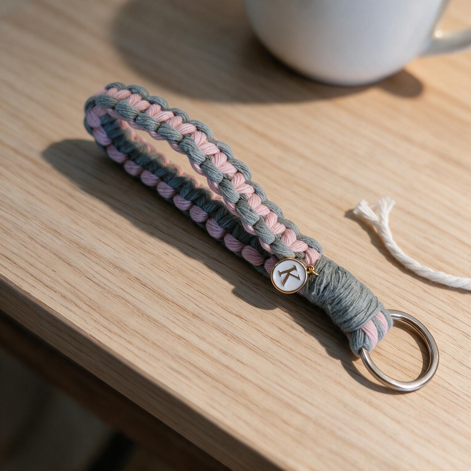 Dein personalisierter Makramee-Schlüsselanhänger - Handmade mit Herz – Bild 10
