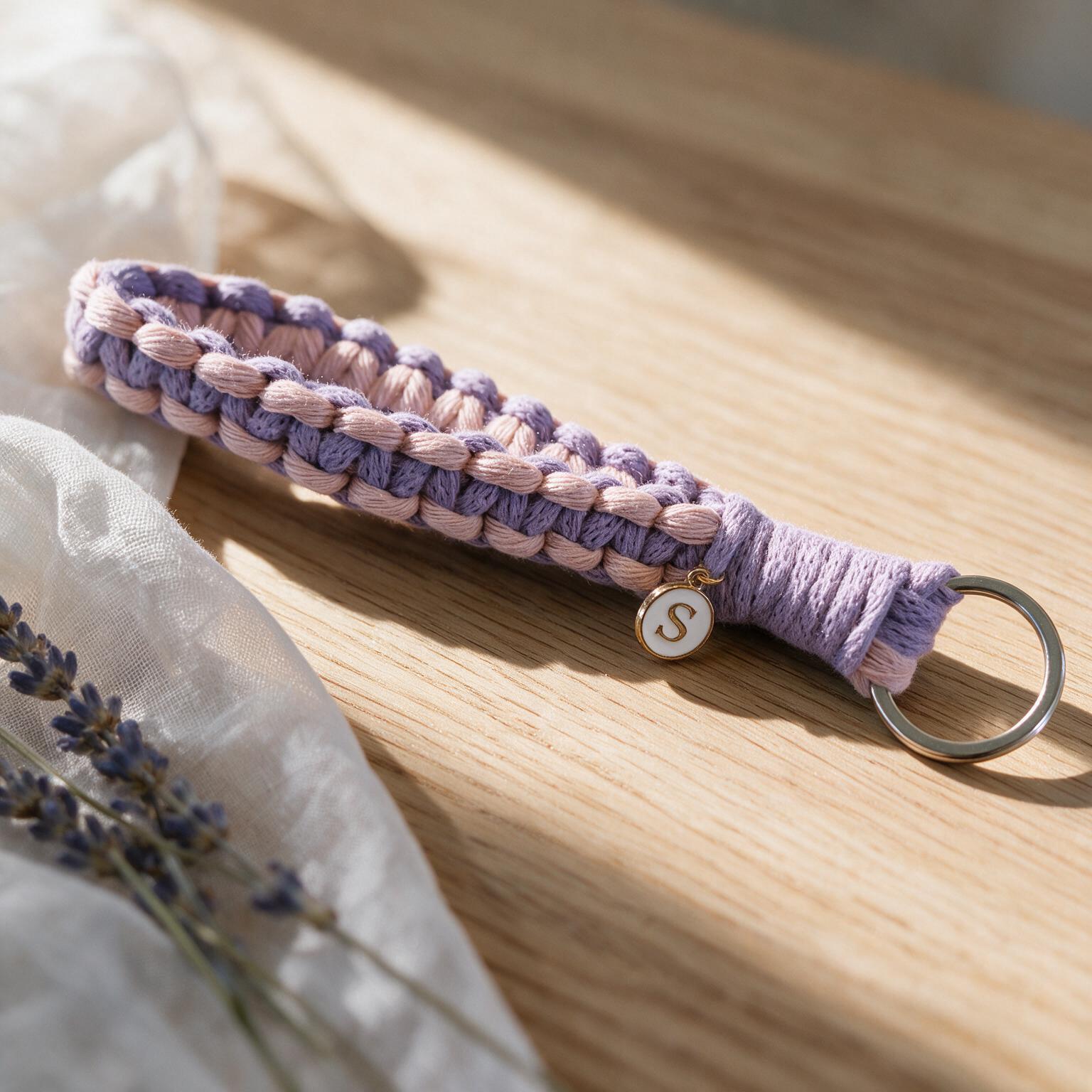 Dein personalisierter Makramee-Schlüsselanhänger - Handmade mit Herz – Bild 12