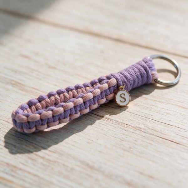 Dein personalisierter Makramee-Schlüsselanhänger - Handmade mit Herz – Bild 15