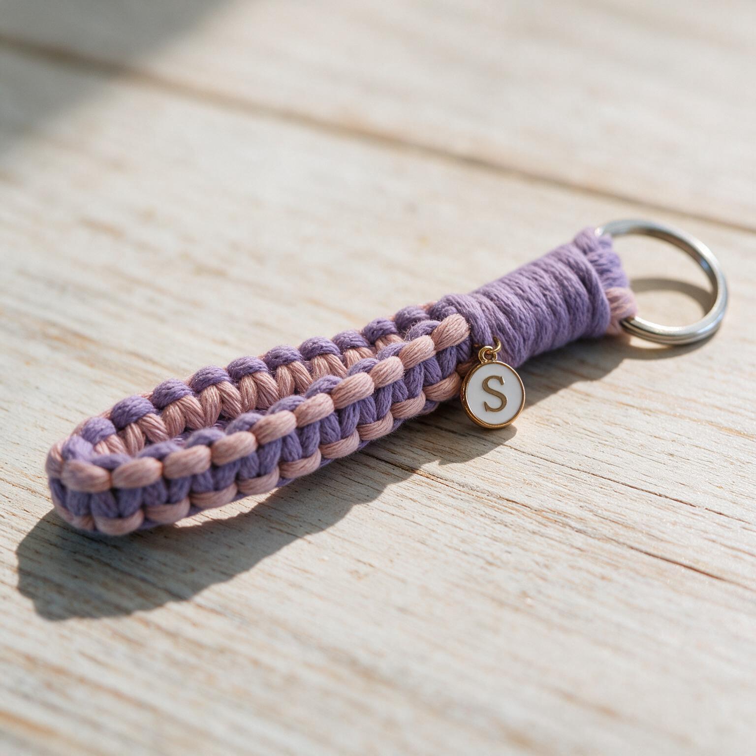 Dein personalisierter Makramee-Schlüsselanhänger - Handmade mit Herz – Bild 15