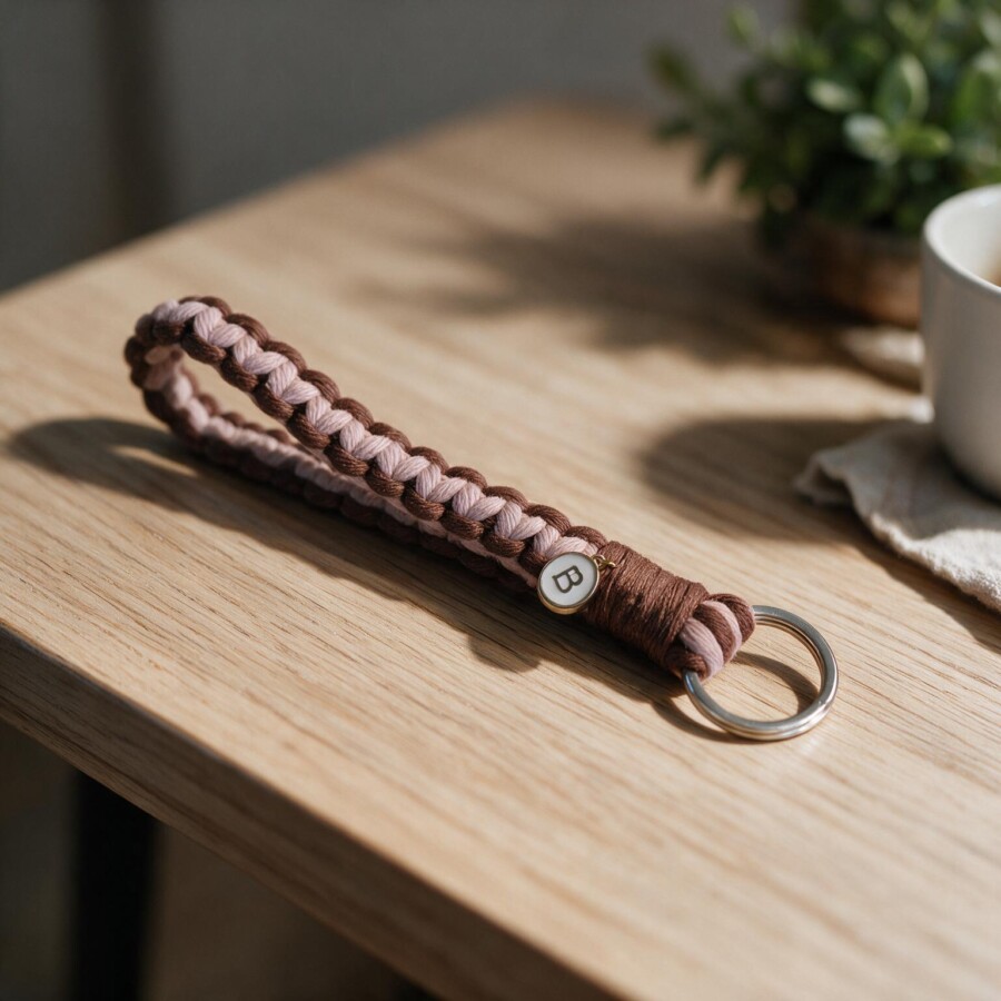 Dein personalisierter Makramee-Schlüsselanhänger - Handmade mit Herz