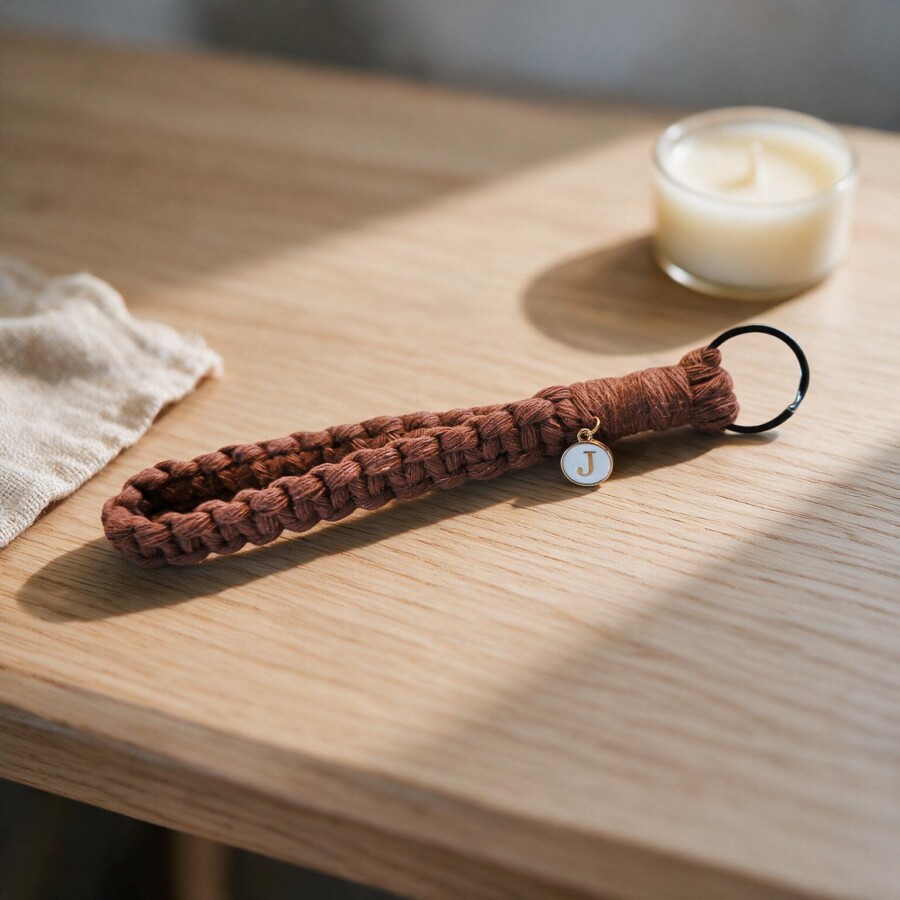 Dein personalisierter Makramee-Schlüsselanhänger - Handmade mit Herz